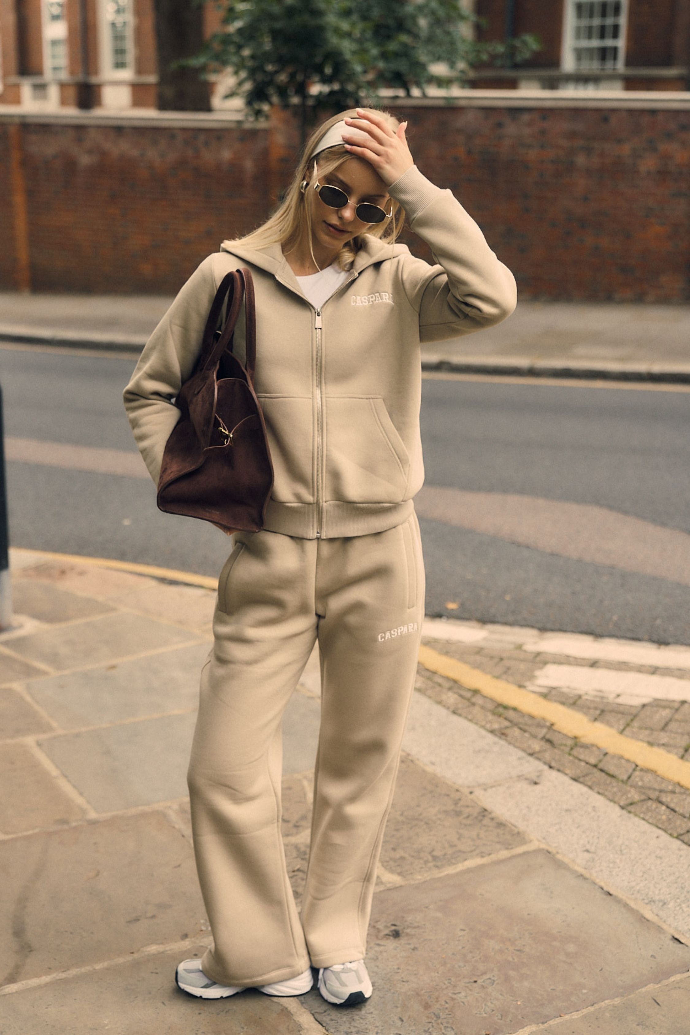 W. Varsity SL pants - Sand